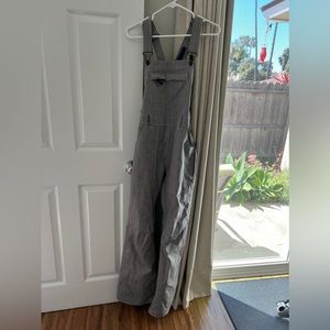 Burton Striped Snow Bibs Womens Small